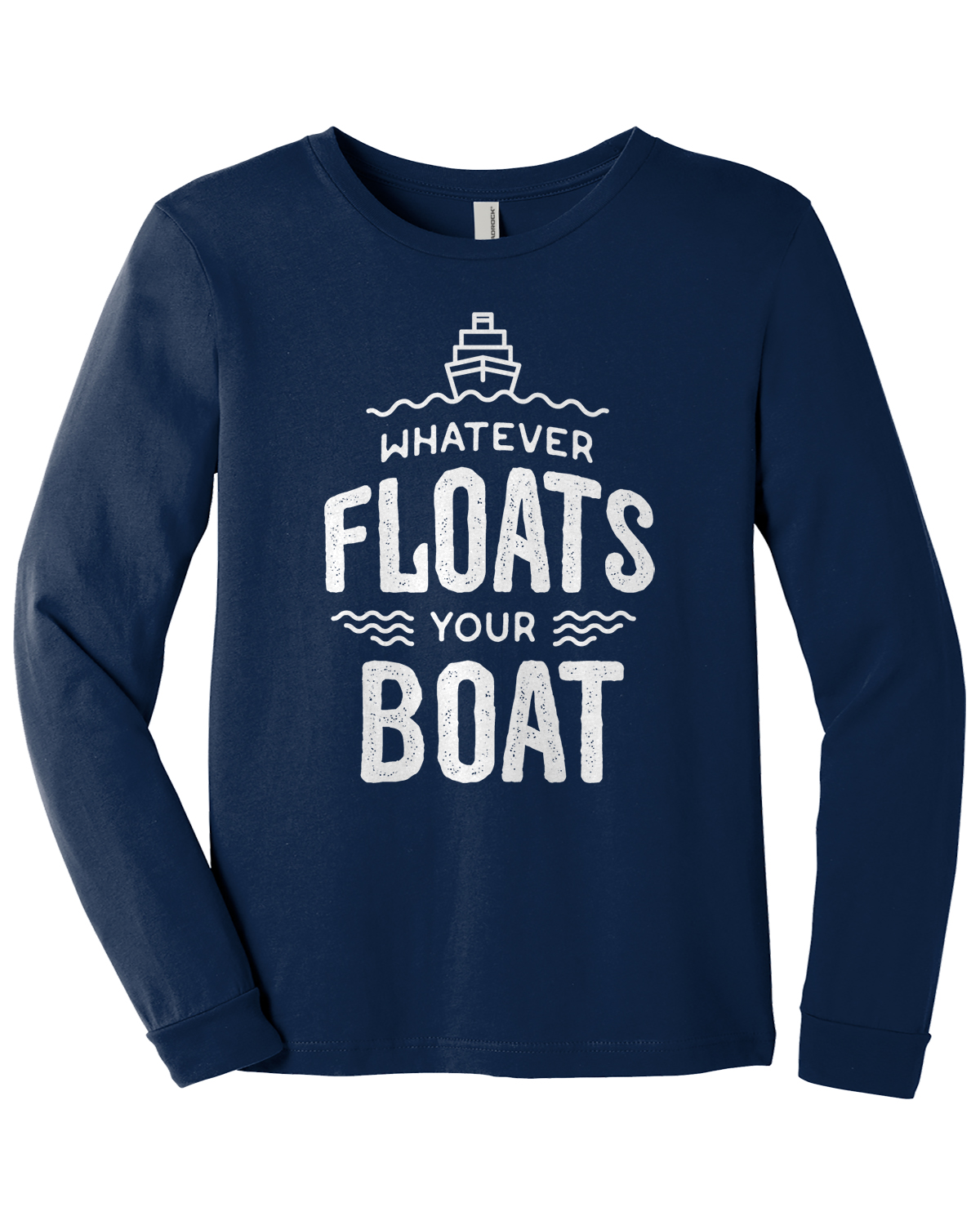 Whatever Floats Your Boat Youth Long Sleeve T-Shirt Cruise Fishing